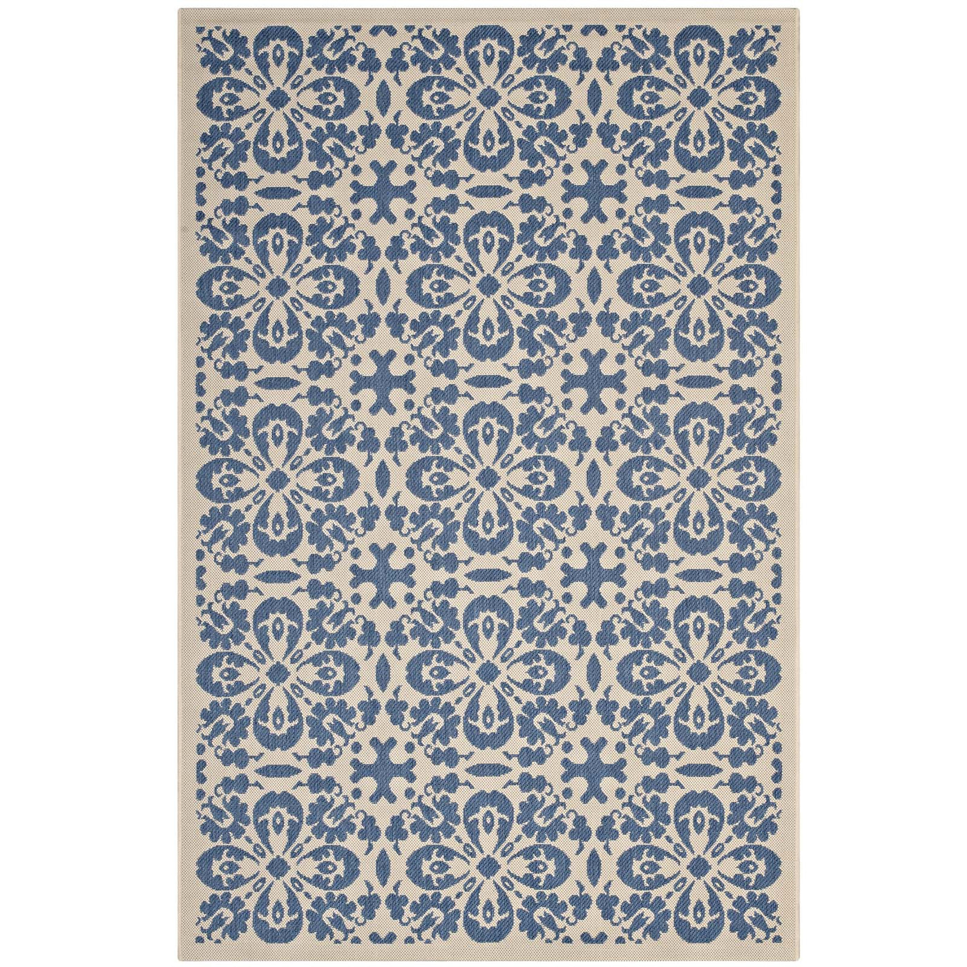 Blue and Beige / 8x10