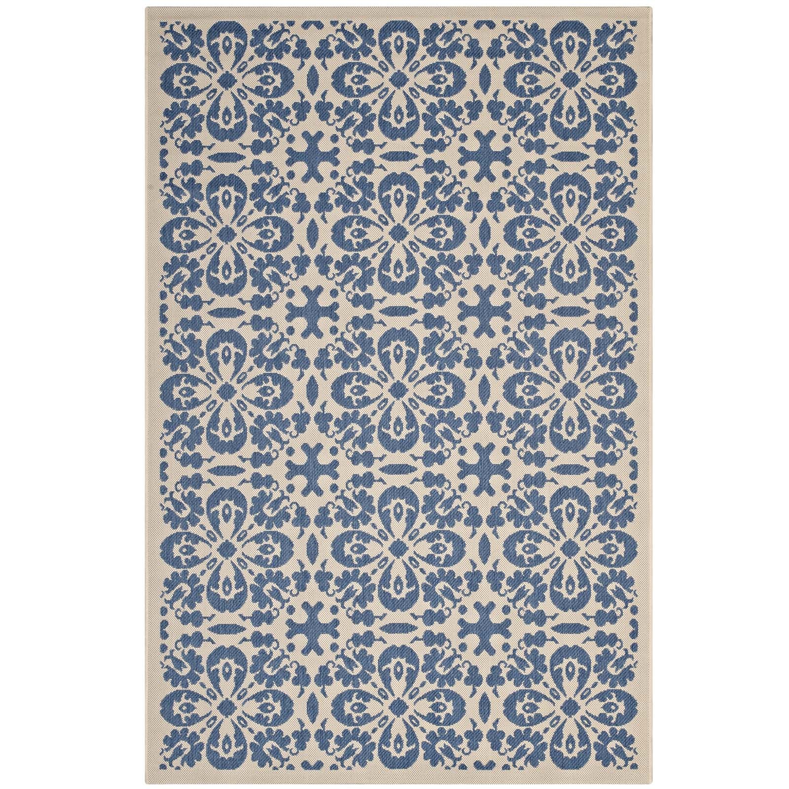 Blue and Beige / 8x10