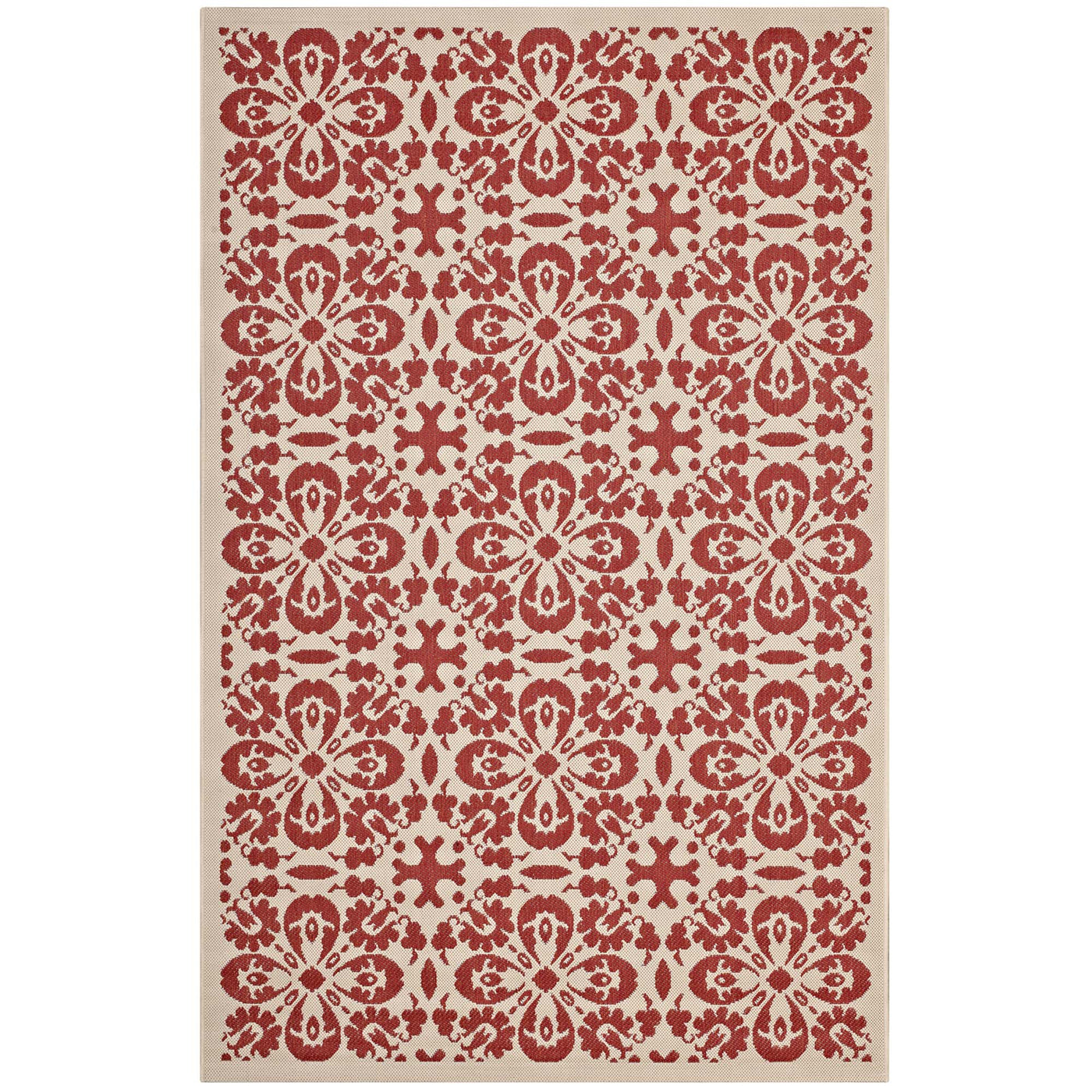 Red and Beige / 4x6