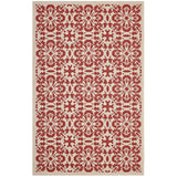 Red and Beige / 4x6