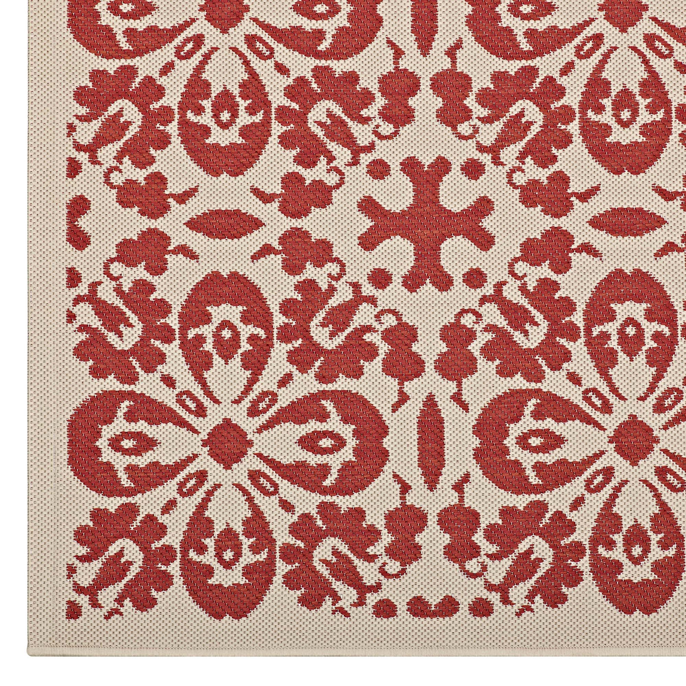 Red and Beige / 4x6