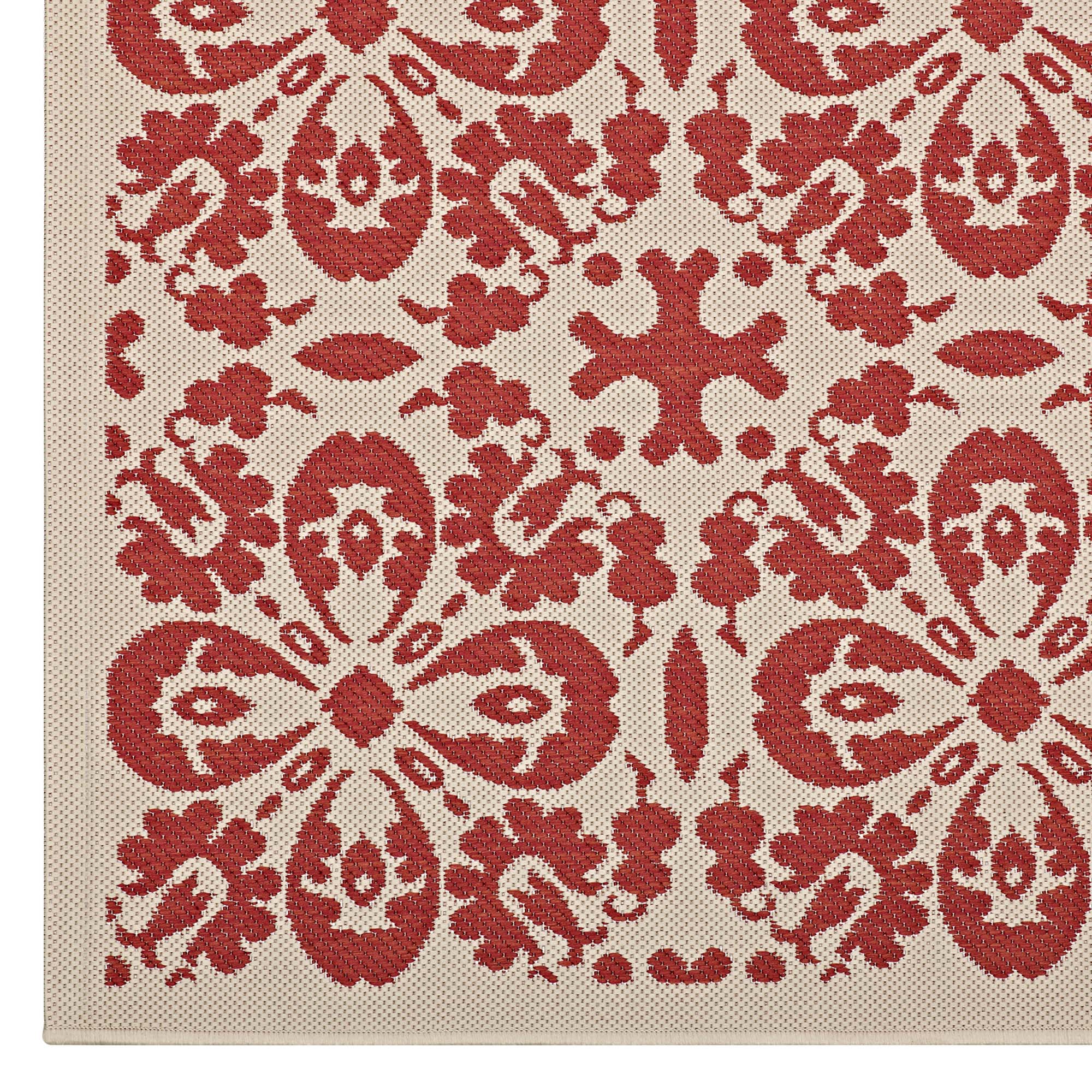 Red and Beige / 4x6