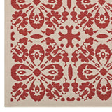 Red and Beige / 5x8