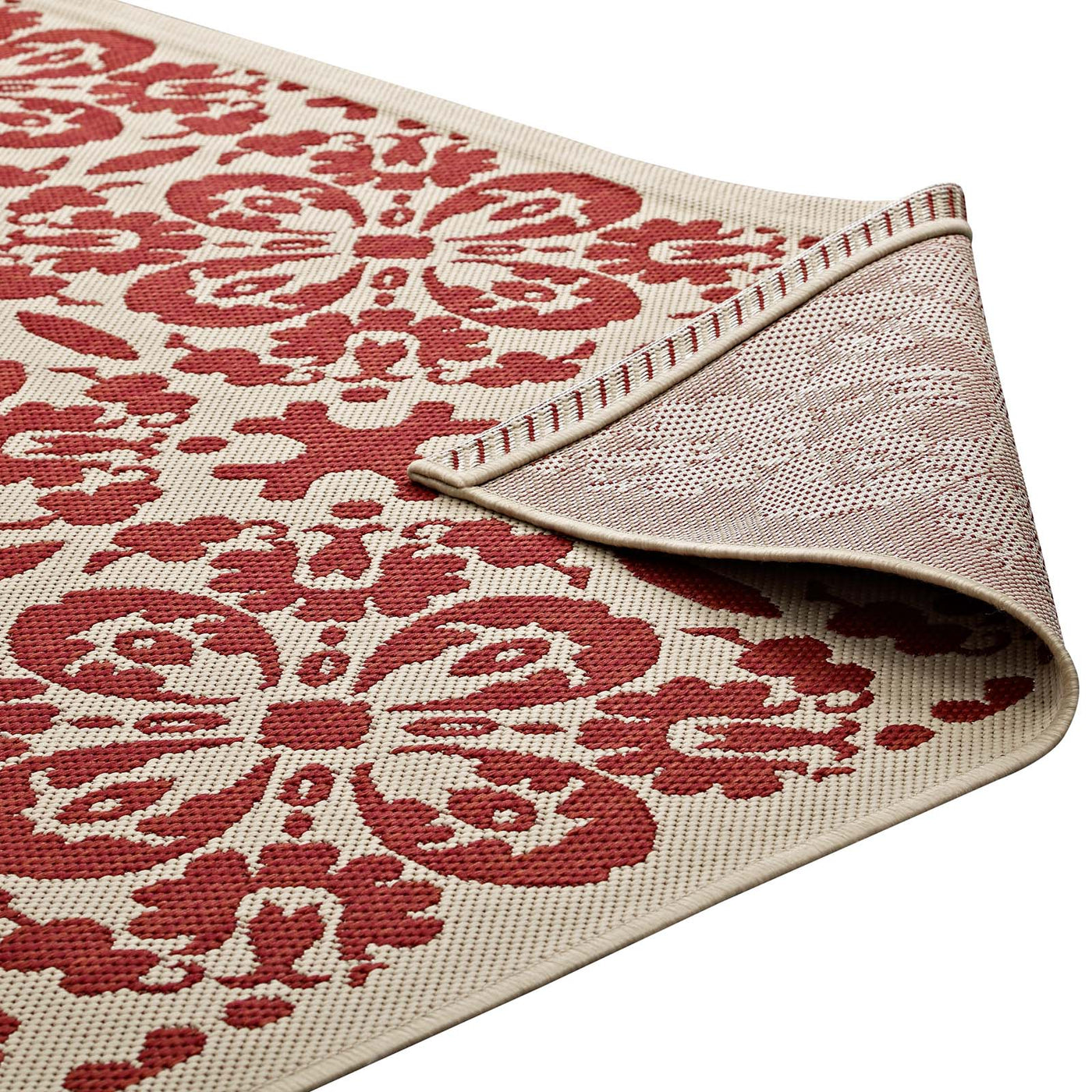 Red and Beige / 5x8