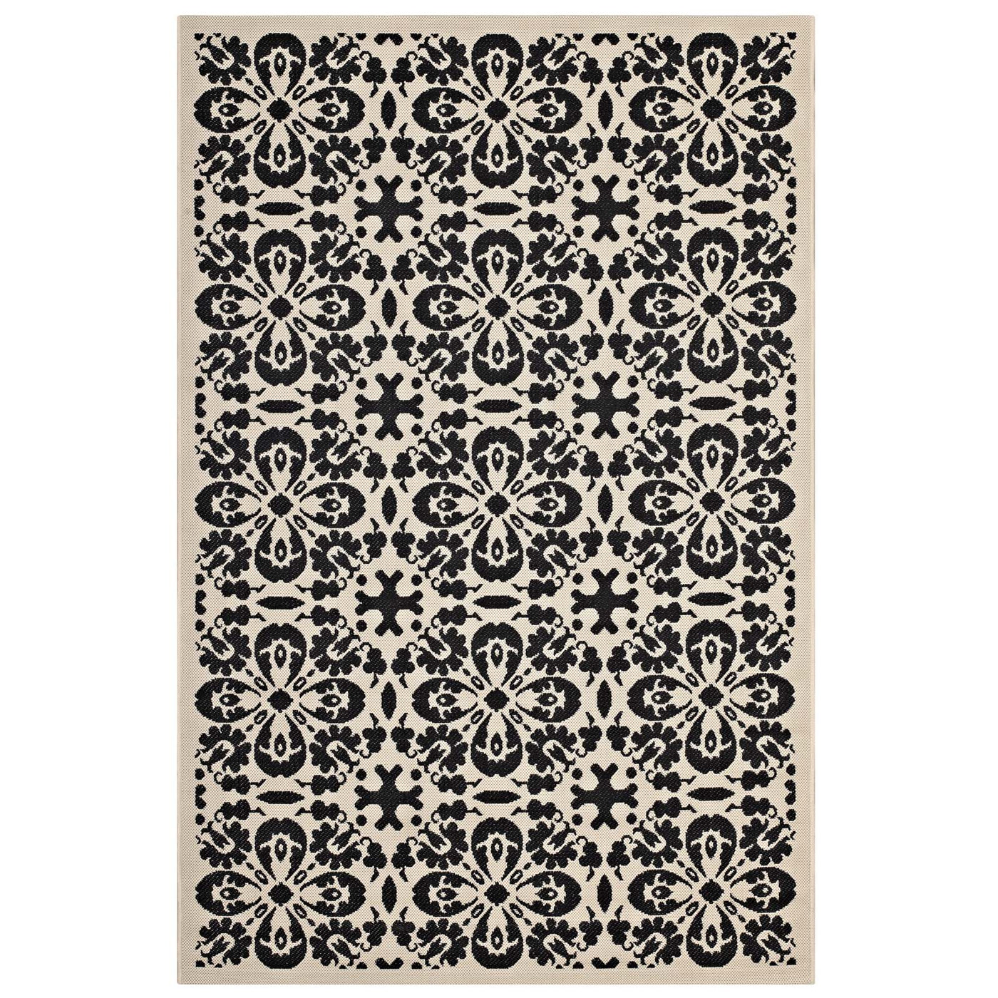 Black and Beige / 5x8