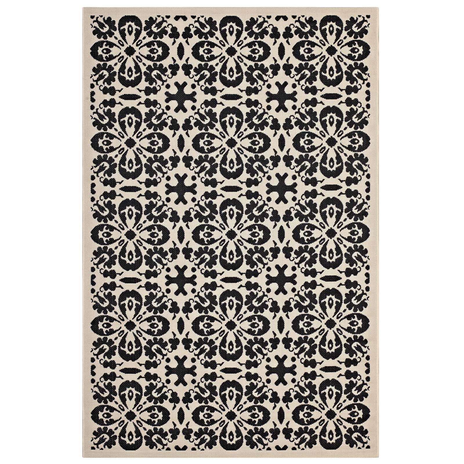 Black and Beige / 5x8