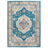 Blue Ivory Yellow Orange / 4x6