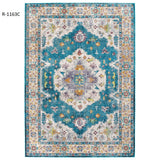 Blue Ivory Yellow Orange / 5x8